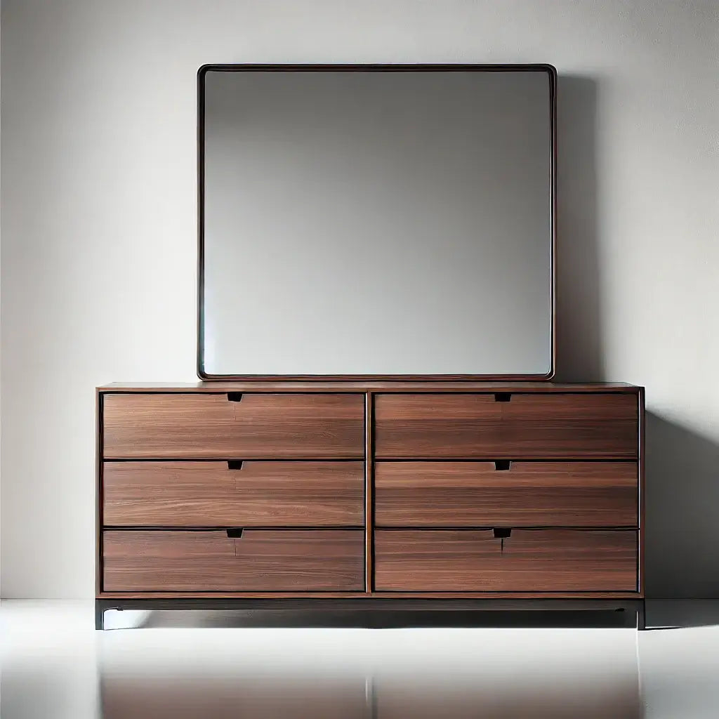 Demo Dresser with Mirror