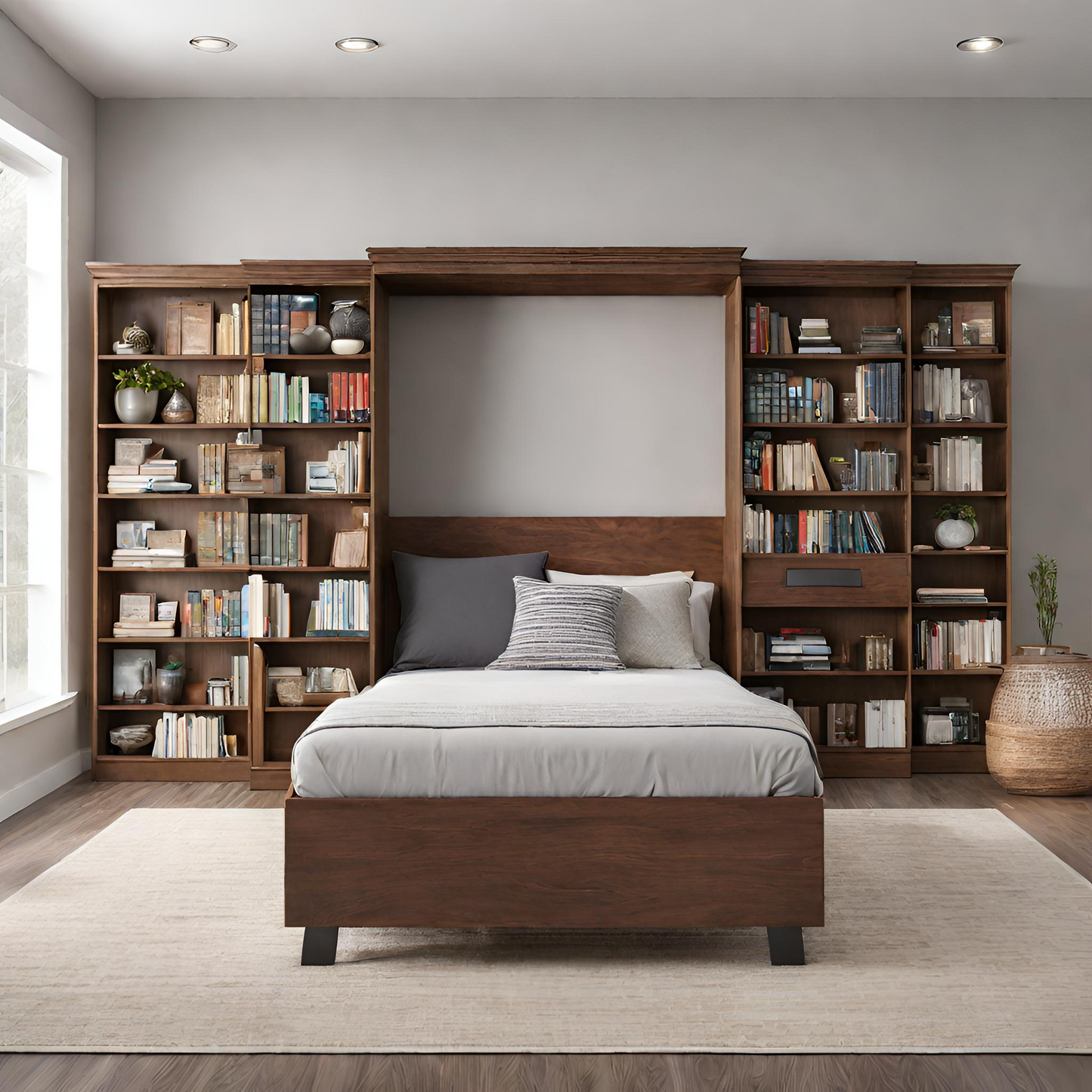 Demo Library Murphy Bed